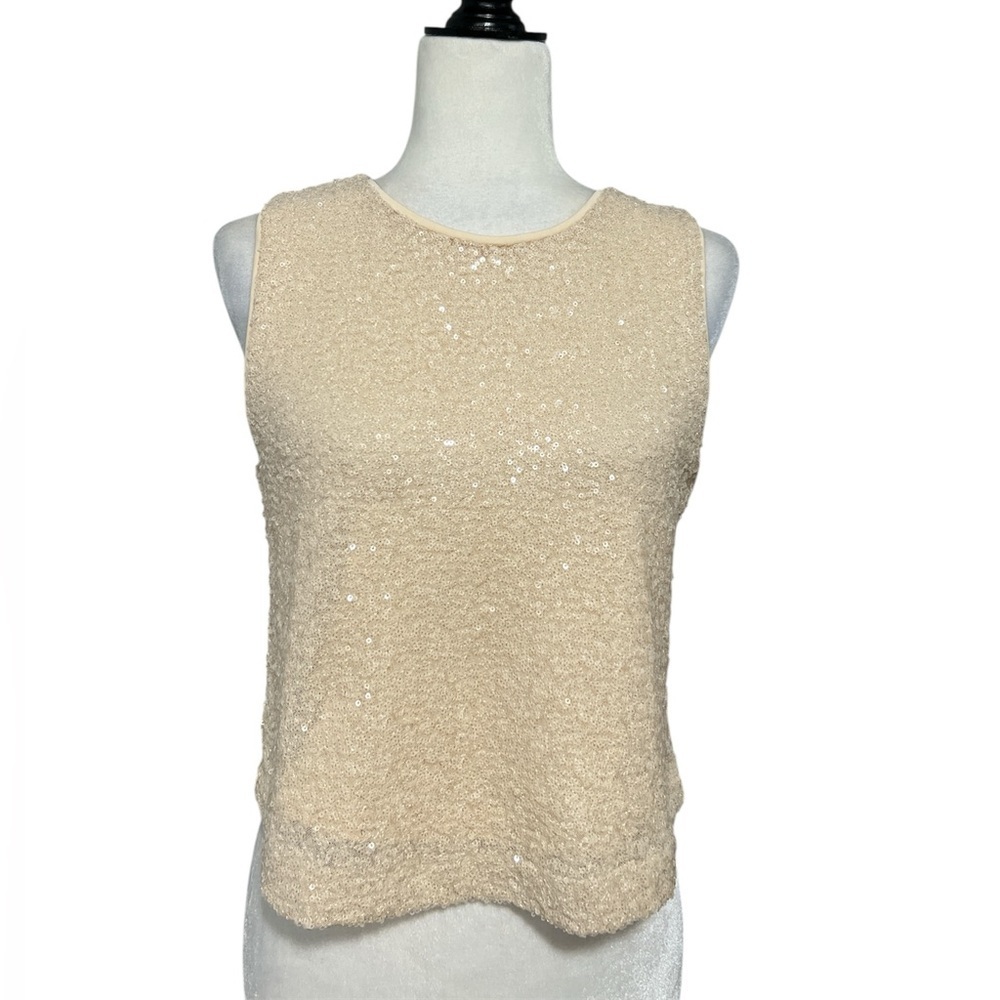 🆕 CUPCAKES and CASHMERE Sequins Sleeveless Top